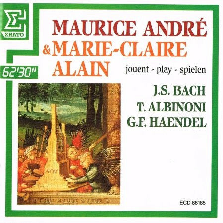 Livrenpoche : Maurice André & Marie-Claire Alain - Jouent - Play - Spielen : J.S. Bach, T. Albinoni, G.F. Haendel - Marie-Claire Alain, Maurice André, J.S. Bach, T. Albinoni, G.F. Haendel - CD