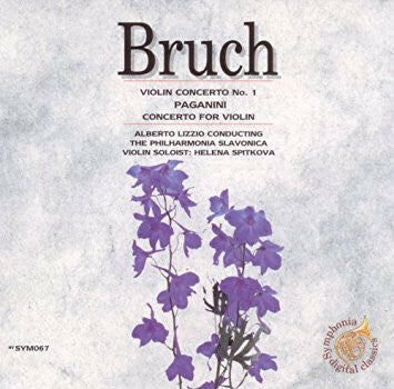 Livrenpoche : Bruch* - Paganini* - Alberto Lizzio Conducting The Philharmonia Slavonica*, Helena Spitková - Violin Concerto No. 1 / Concerto For Violin - Bruch* - CD