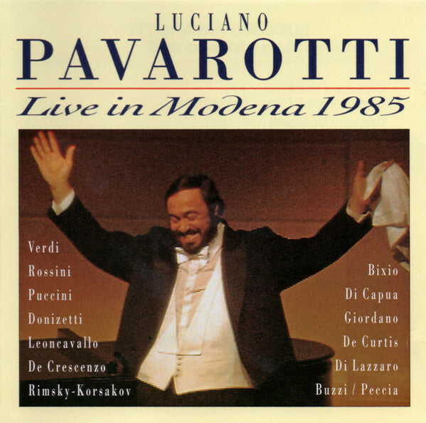 Livrenpoche : Luciano Pavarotti - Live In Modena 1985 - Luciano Pavarotti - CD