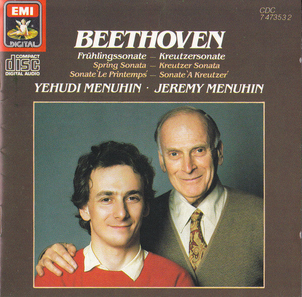Livrenpoche : Beethoven* - Yehudi Menuhin / Jeremy Menuhin - Frühlingssonate - Kreutzersonate - Beethoven* - CD
