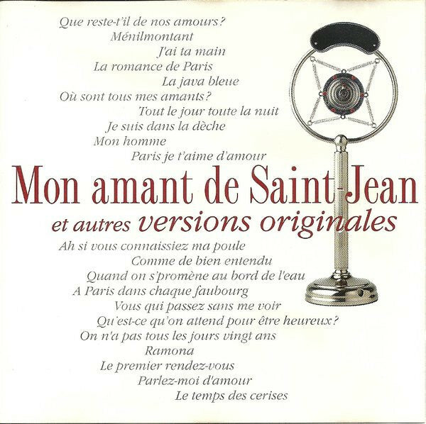 Livrenpoche : Various - Mon Amant De Saint-Jean Et Autres Versions Originales - Various - CD