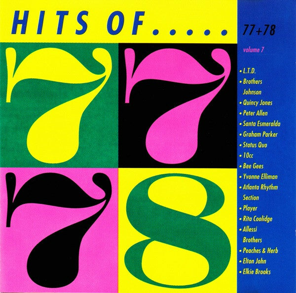 Livrenpoche : Various - Hits Of..... 77 + 78 - Various - CD