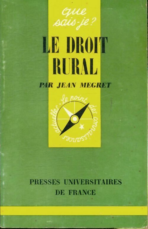Livrenpoche : Le droit rural - Jean Mégret - Livre