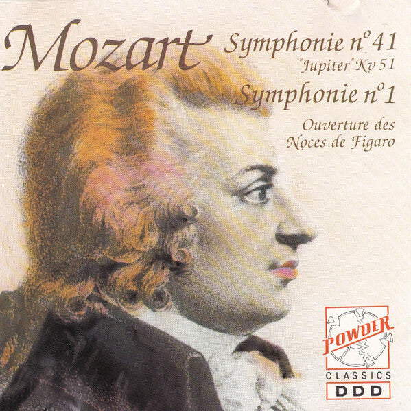 Livrenpoche : Mozart* - Symphonie Nº 41 Jupiter KV 51 / Symphonie Nº 1 / Ouverture Des Noces De Figaro - Mozart* - CD