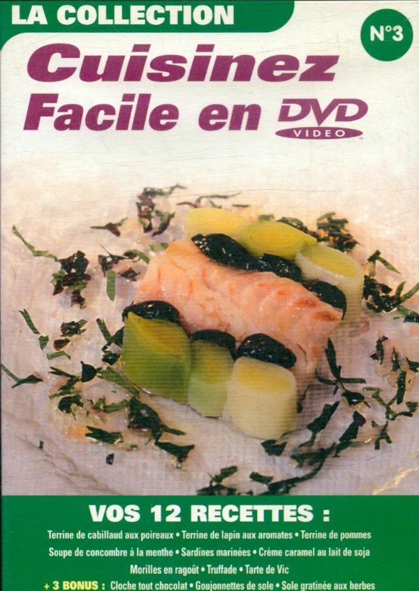 Livrenpoche : Cuisinez facile en dvd vol 3 - XXX - DVD
