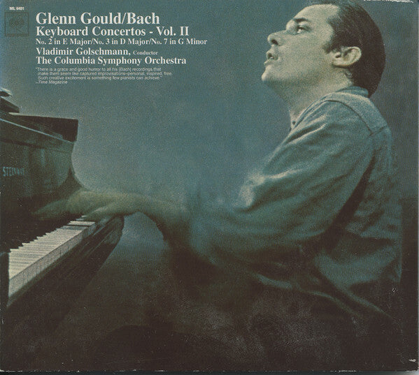 Livrenpoche : Glenn Gould, Bach - Vladimir Golschmann keyboard concertos, vol. Ii - no.2 in e major / no.3 in d major / no.7 in g minor - Glenn Gould, Bach - CD