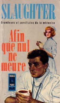 Livrenpoche : Afin que nul ne meure - Frank Gill Slaughter - Livre