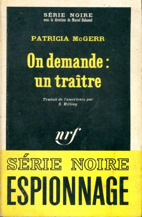 Livrenpoche : On demande : Un traître - Patricia McGerr - Livre
