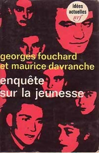 Livrenpoche : Enquête sur la jeunesse - Maurice Davranche, Georges Fouchard - Livre