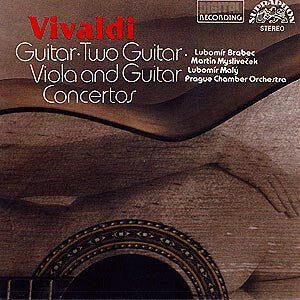 Livrenpoche : Antonio Vivaldi - Lubomír Brabec, Martin Myslive?ek, Lubomír Malý, Prague Chamber Orchestra - Guitar Concertos - Antonio Vivaldi - CD