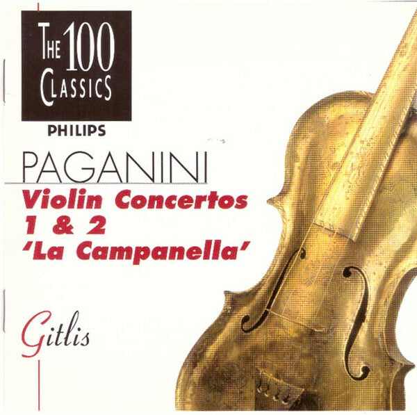 Livrenpoche : Paganini*, Gitlis* - Violin Concertos 1 & 2 'La Campanella' - Paganini*, Gitlis* - CD