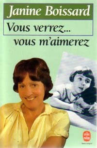 Livrenpoche : Vous verrez... Vous m'aimerez - Janine Boissard - Livre