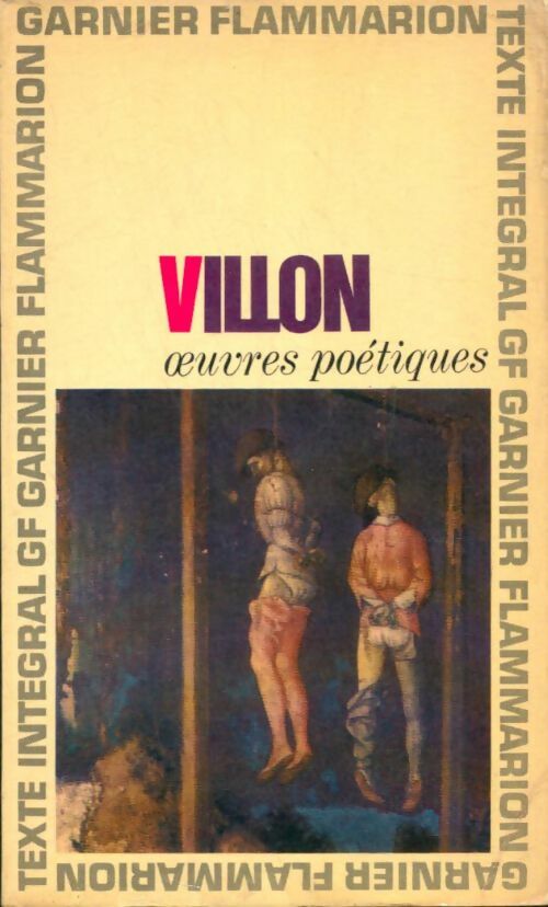 Livrenpoche : Oeuvres poétiques - François Villon - Livre