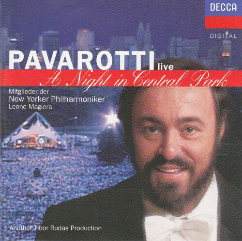 Livrenpoche : Luciano Pavarotti - A Night In Central Park - Luciano Pavarotti - CD