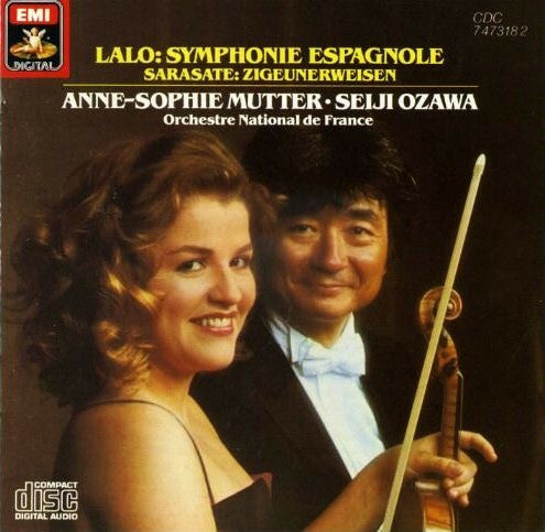 Livrenpoche : Lalo* / Sarasate* - Anne-Sophie Mutter / Seiji Ozawa / Orchestre National de France - Symphonie Espagnole / Zigeunerweisen - Lalo* / Sarasate* - CD