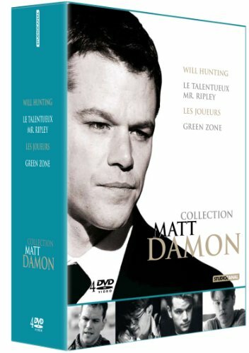 Livrenpoche : Collection Matt Damon - Coffret - Will hunting / Le talentueux Mr Rpley / Les joueurs / Green zone - Gus Van Sant, Anthony Minghella, John Dahl, Paul Greengrass - DVD