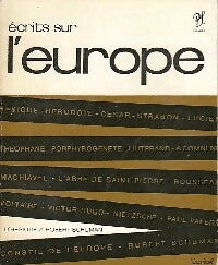 Livrenpoche : Ecrits sur l'Europe - Inconnu - Livre