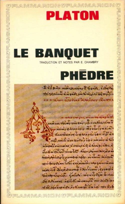 Livrenpoche : Le banquet / Phèdre - Platon - Livre