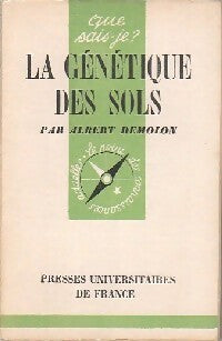 La génétique des sols - Albert Demolon - Livre