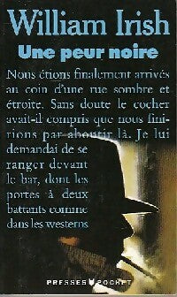 Livrenpoche : Une peur noire - William Irish - Livre