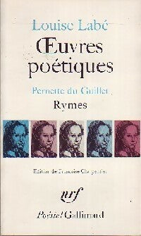 Livrenpoche : Oeuvres poétiques / Rymes, de Pernette du Guillet / Etc... - Louise Labé - Livre