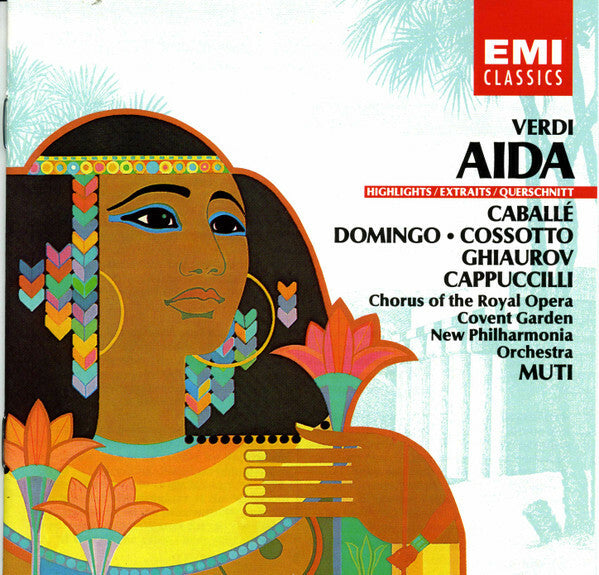 Livrenpoche : Verdi* | Caballé* | Domingo* ? Cossotto* | Ghiaurov* | Cappuccilli* | Chorus Of The Royal Opera House, Covent Garden | New Philharmonia Orchestra | Muti* - Aida (Highlights / Extraits / Querschnitt) - Verdi | Caballé | Domingo ? Cossotto | Ghiaurov | Cappuccilli | Chorus Of The Royal Opera House, Covent Garden | New Philharmonia Orchestra | Muti - CD