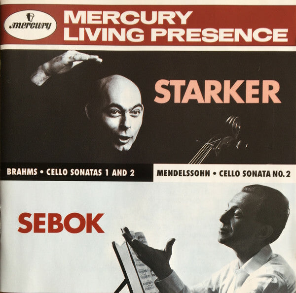 Livrenpoche : Starker*, Brahms*, Mendelssohn*, Sebok* - Brahms ? Cello Sonatas 1 And 2 / Mendelssohn ? Cello Sonata No.2 - Brahms, Mendelssohn, Starker, Sebok - CD