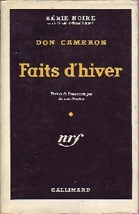 Livrenpoche : Faits d'hiver - Owen Cameron - Livre