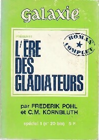 Livrenpoche : L'ère des gladiateurs - Cyril M. Kornbluth, Frederik Pohl - Livre
