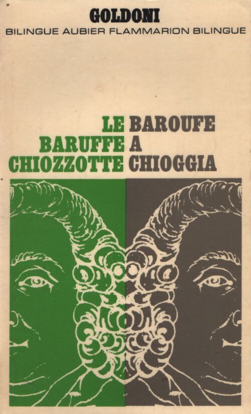 Baroufe à Chioggia - Carlo Goldoni - Livre