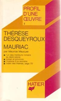 Livrenpoche : Thérèse Desqueyroux - François Mauriac - Livre