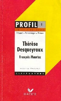 Thérèse Desqueyroux - François Mauriac -  Profil - Livre