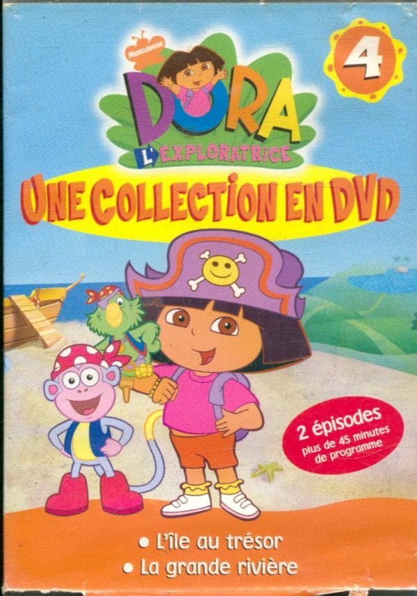 Livrenpoche : Dora L'exploratrice volume 4 : L'île au trésor / La grande rivière - XXX - DVD