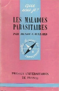 Livrenpoche : Les maladies parasitaires - Henri Galliard - Livre