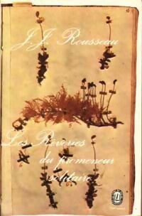 Livrenpoche : Les rêveries du promeneur solitaire - Jean-Jacques Rousseau - Livre