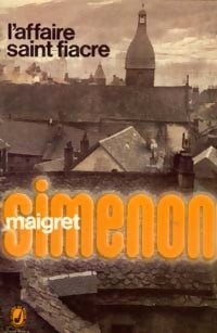 Livrenpoche : L'affaire Saint-Fiacre - Georges Simenon - Livre