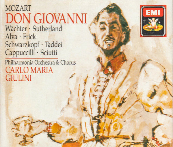 Livrenpoche : Mozart* - Wächter*, Sutherland*, Alva*, Frick*, Schwarzkopf*, Taddei*, Cappuccilli*, Sciutti*, Philharmonia Orchestra & Chorus*, Carlo Maria Giulini - Don Giovanni - Mozart - CD