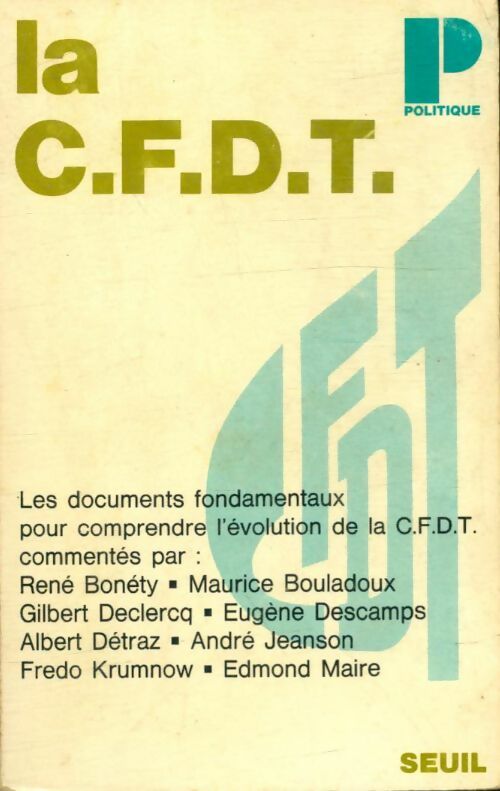 Livrenpoche : La CFDT - Inconnu - Livre