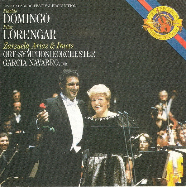 Livrenpoche : Placido Domingo, Pilar Lorengar, ORF Symphonieorchester Dir. Garcia Navarro - Zarzuela Arias & Duets - Placido Domingo, Pilar Lorengar, ORF Symphonieorchester Dir. Garcia Navarro - CD