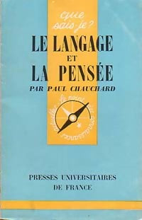 Livrenpoche : Le langage et la pensée - Paul Chauchard - Livre