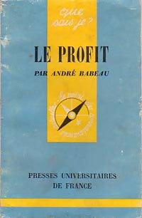 Livrenpoche : Le profit - André Babeau - Livre