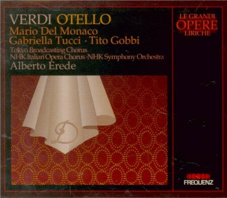 Livrenpoche : Giuseppe Verdi / Mario Del Monaco, Gabriella Tucci, Tito Gobbi, Mariano Caruso, Gabriele De Julis - Otello - Giuseppe Verdi, Tito Gobbi, Mario Del Monaco, Gabriella Tucci, Mariano Caruso, Gabriele De Julis - CD