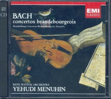 Livrenpoche : Bach*, Bath Festival Orchestra, Yehudi Menuhin - Concertos Brandebourgeois . Brandenburg Convertos . Brandenburgische Konzerte - Yehudi Menuhin, Bach, Bath Festival Orchestra - CD