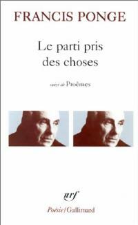 Livrenpoche : Le parti pris des choses / 12 petits écrits / Proêmes - Francis Ponge - Livre
