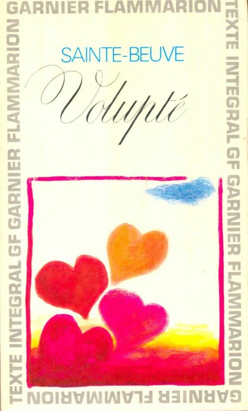 Livrenpoche : Volupté - Sainte-Beuve - Livre