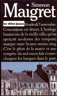 Livrenpoche : Le chien jaune - Georges Simenon - Livre