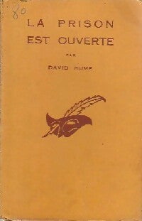 La prison est ouverte - David (*) Hume - Livre