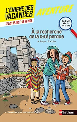 Livrenpoche : L'énigme des vacances - A la recherche de la cité perdue - Un roman-jeu pour réviser les principales notions du programme - CM2 vers 6ème - 10/11 ans - XXX - DVD