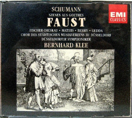 Livrenpoche : Schumann* : Fischer-Dieskau*, Mathis*, Berry*, Gedda*, Chor Des Städtischen Musikvereins Zu Düsseldorf*, Düsseldorfer Symphoniker, Bernhard Klee - Szenen Aus Goethes Faust - Schumann : Fischer-Dieskau, Mathis, Berry, Gedda, Chor Des Städtischen Musikvereins Zu Düsseldorf, Düsseldorfer Symphoniker, Bernhard Klee - CD
