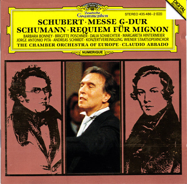 Livrenpoche : Franz Schubert / Robert Schumann - Barbara Bonney, The Chamber Orchestra Of Europe, Claudio Abbado - Schubert: Mass in G Major, Schumann: Requiem For Mignon  - Franz Schubert, Robert Schumann - CD